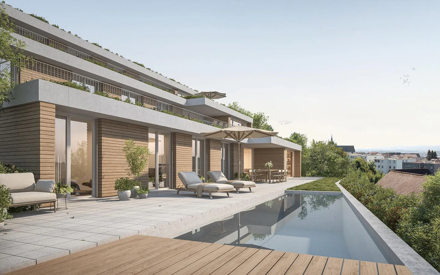 Esclusive case a schiera da 4,5 a 6,5 stanze, alcune con piscina - Foto 1 di 7