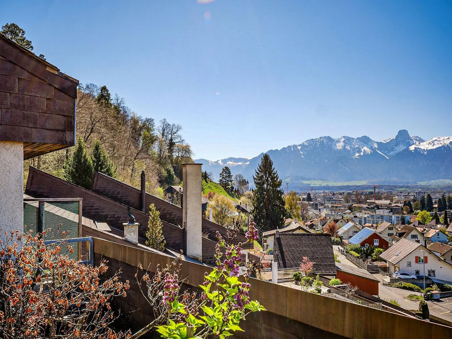 For sale in Steffisburg: 5.5-room terraced house with high privacy... - Photo 1 of 13