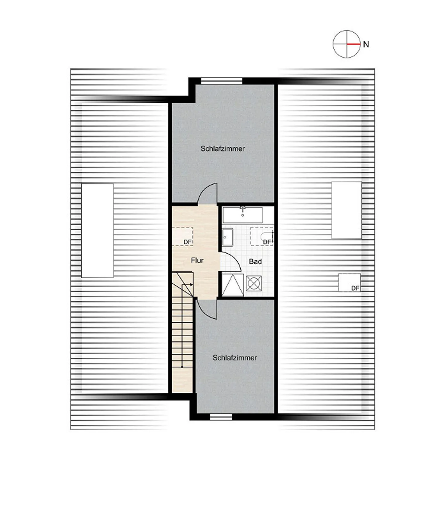 Appartamento duplex elegante con 2 terrazze - Foto 12 di 12