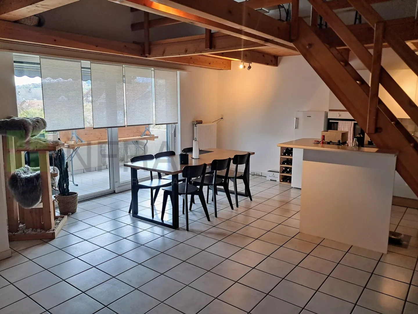 Wunderschöner Penthouse-Duplex von 107 m2 mit Charme! Verfügbar am 1.2.2026 - Foto 1 von 13