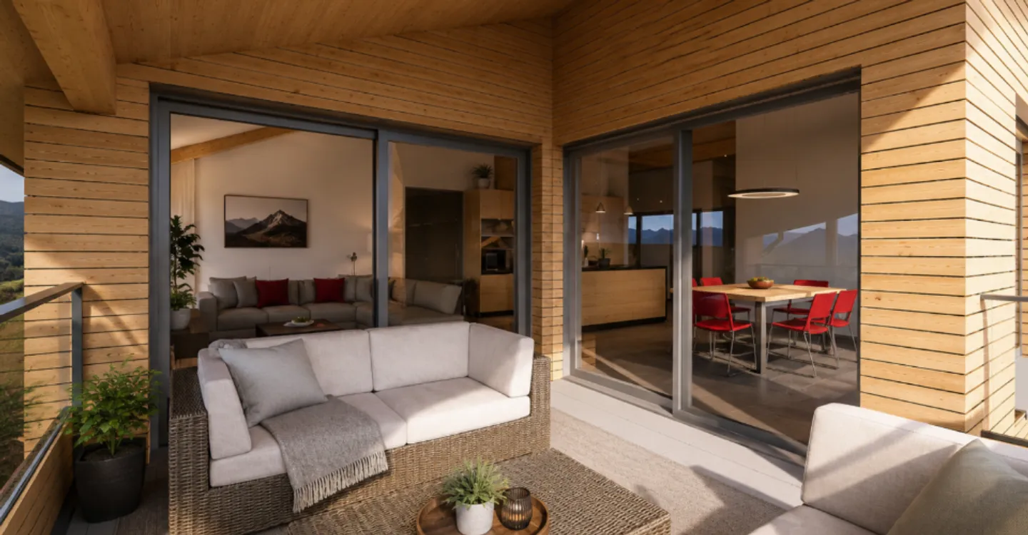 A2 - Neue Wohnung 4.5 Zimmer im 2. Stock, in Sciernes d'Albeuve - Foto 8 von 8