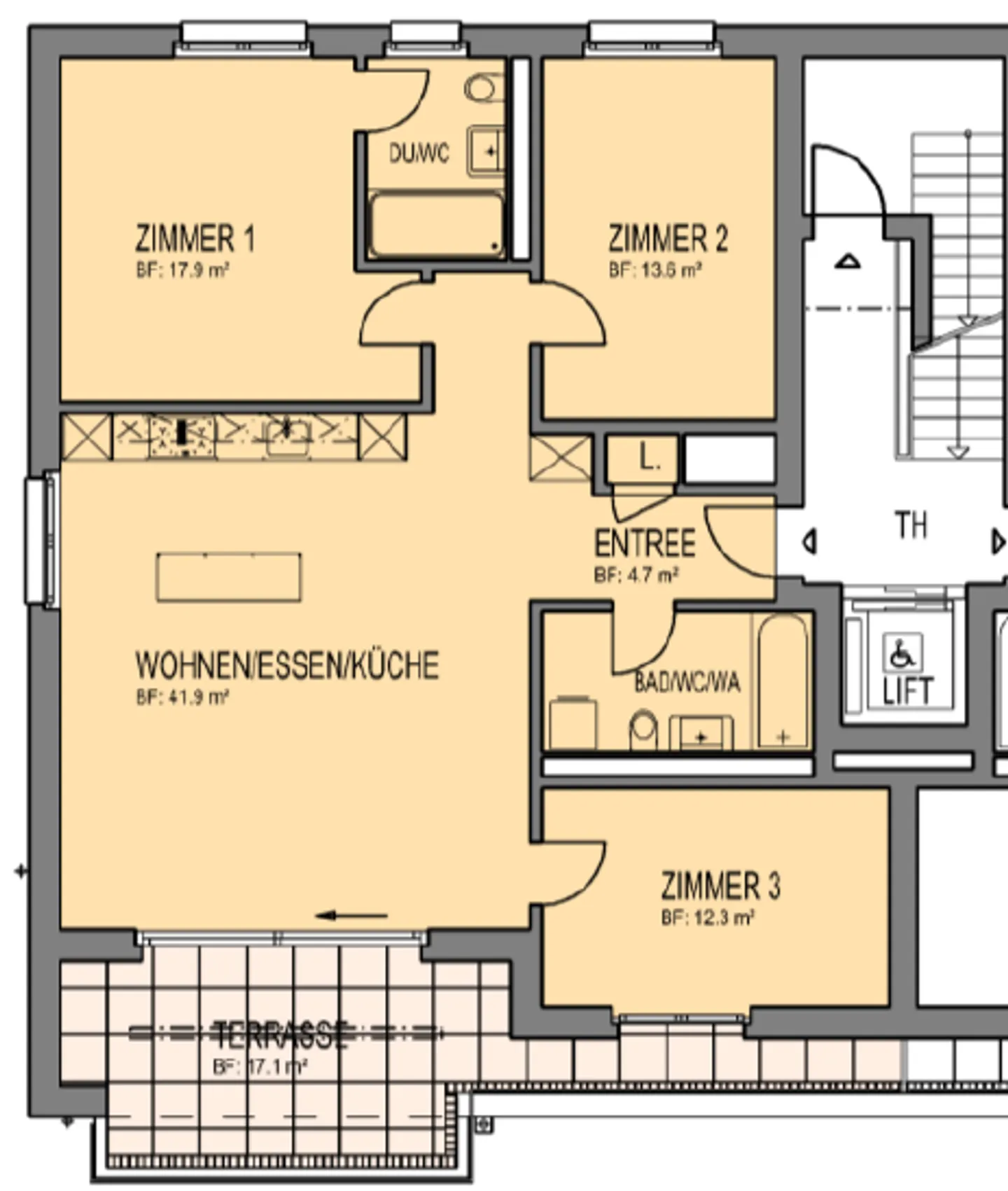 Moderne 4.5-Zimmer-Wohnung in Bülach - Foto 20 von 21