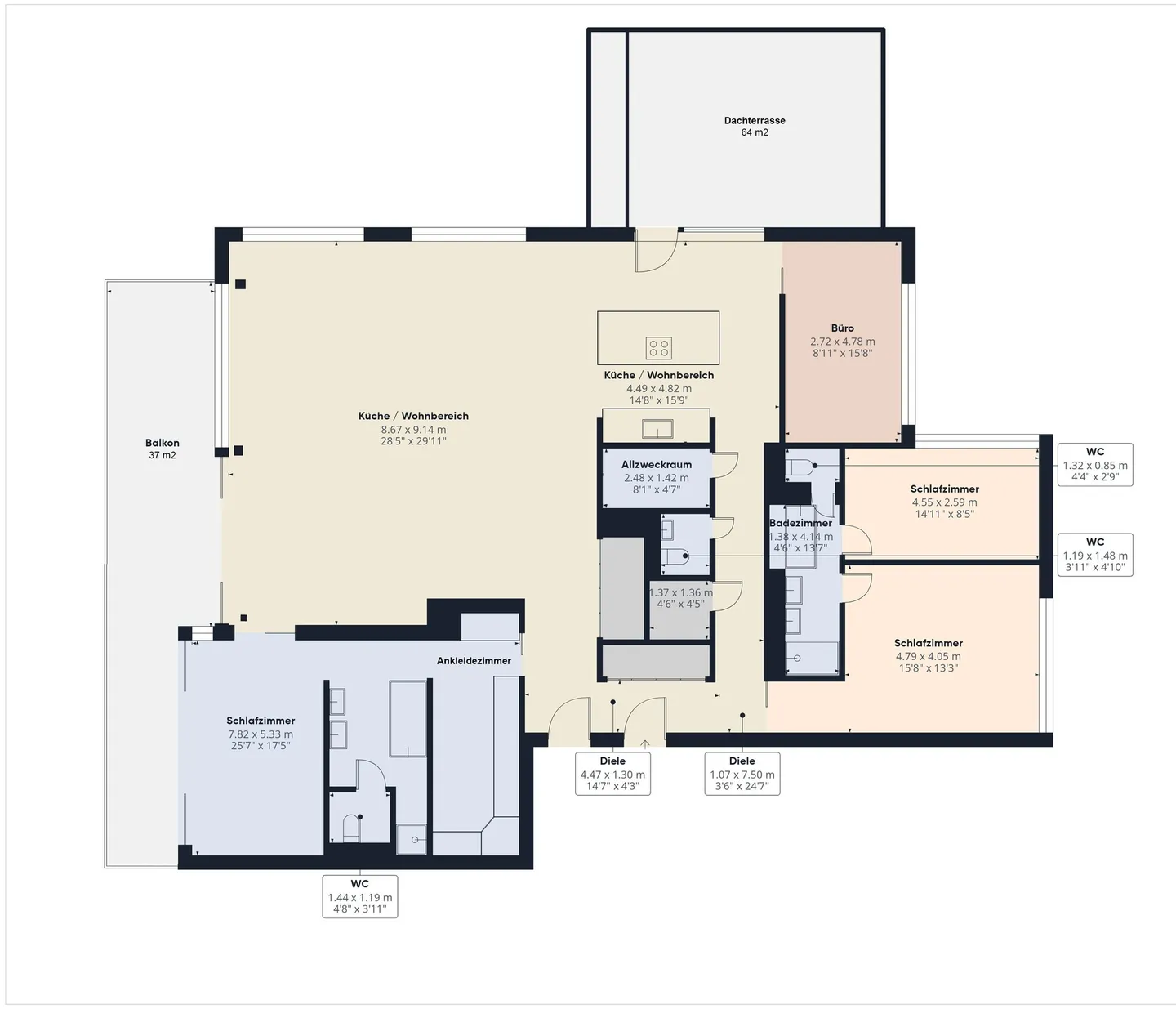 Luxuriöse 5.5-Zimmer-Wohnung mit See- und Bergsicht in exklusiver Parkanlage - Photo 19 of 20