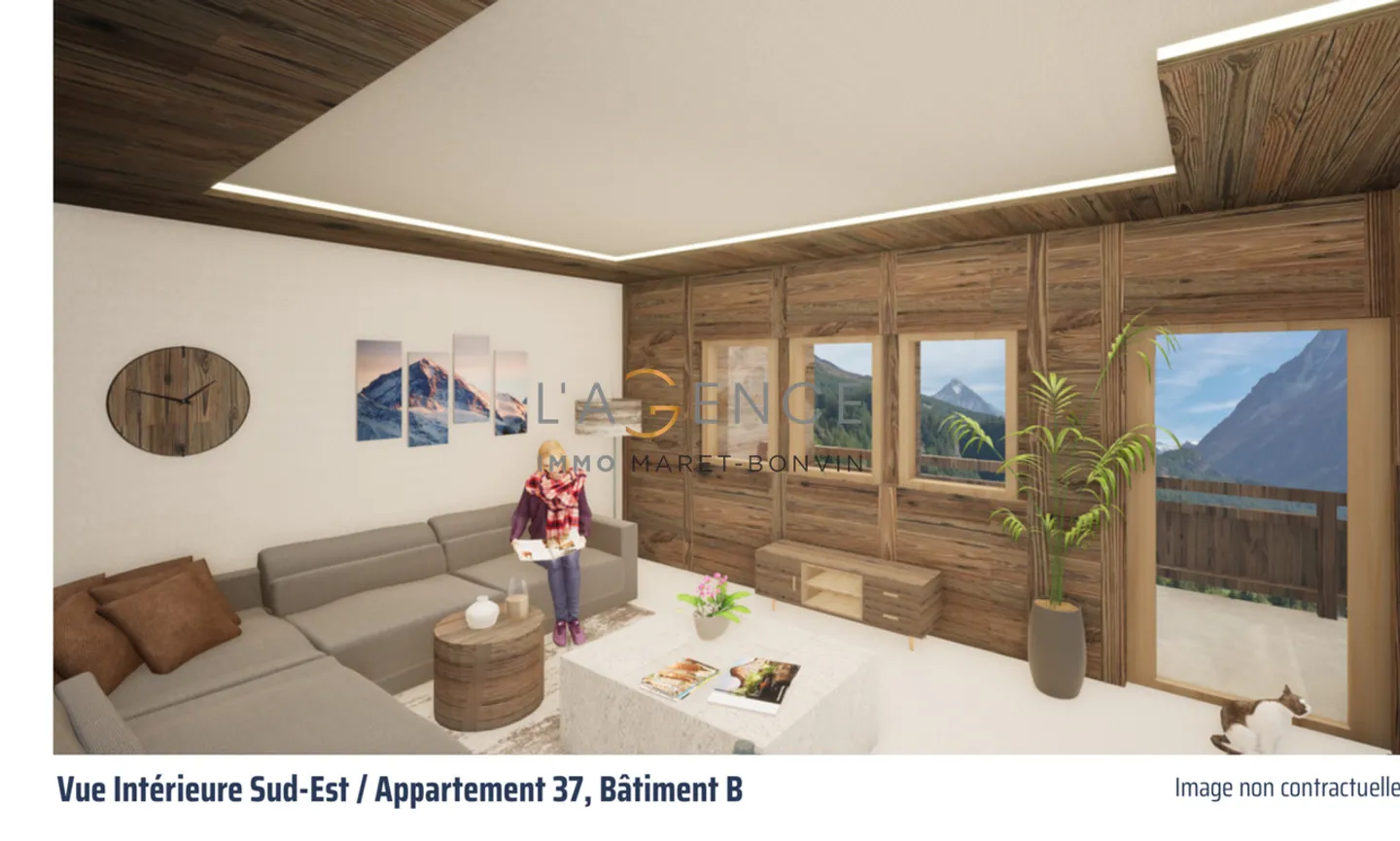 RESIDENCE LES SEVALICHES - APPARTEMENT DE 4,5 PCES IDEALEMENT SITUE  - Photo 4 sur 4