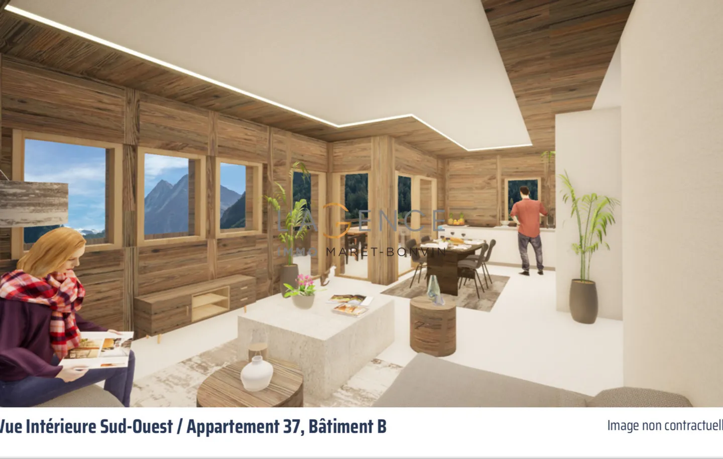 RESIDENCE LES SEVALICHES - APPARTEMENT DE 4,5 PCES IDEALEMENT SITUE  - Photo 2 sur 4