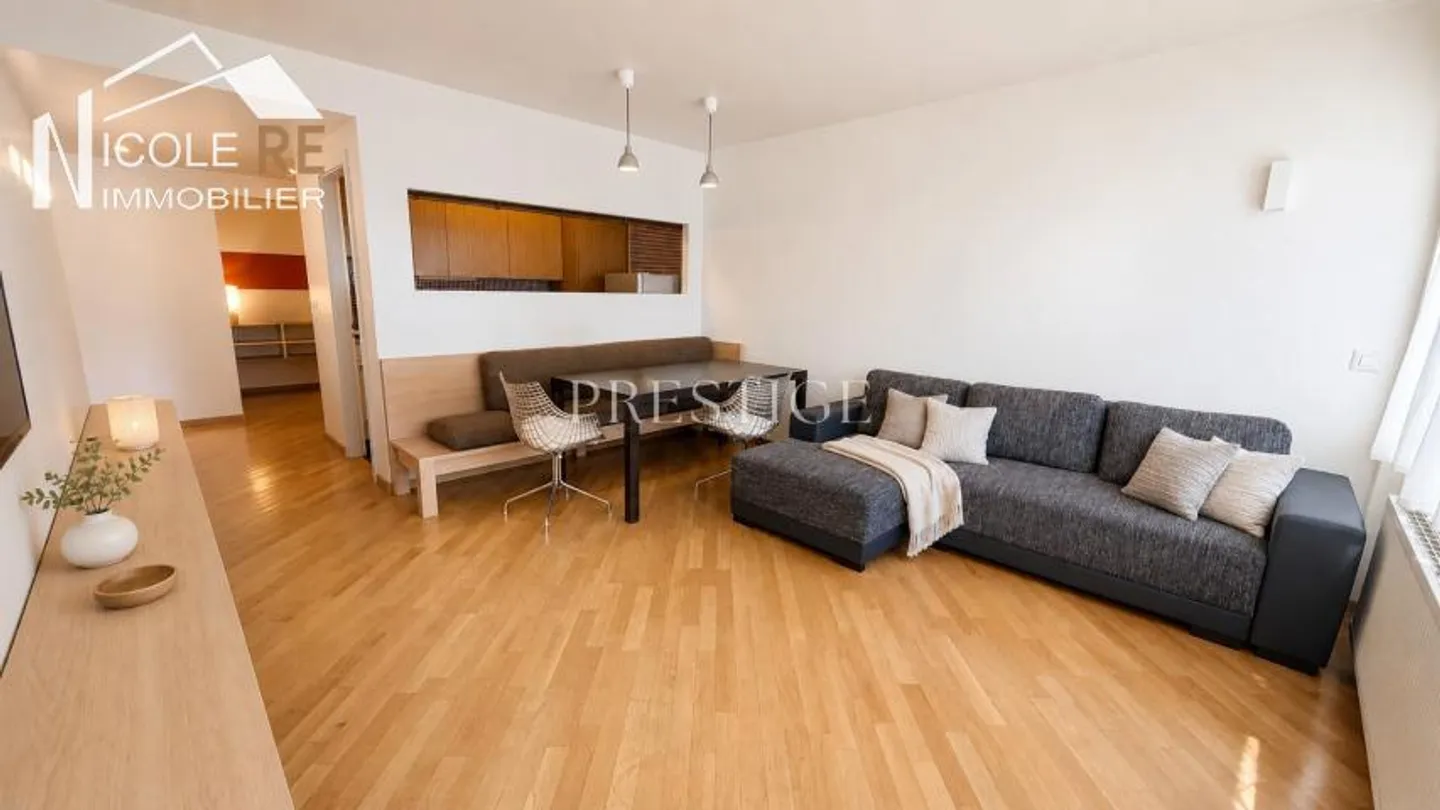 2,5-Zimmer-Wohnung im Zentrum von Crans - Terrasse & hohes Potenzial - Foto 2 von 9