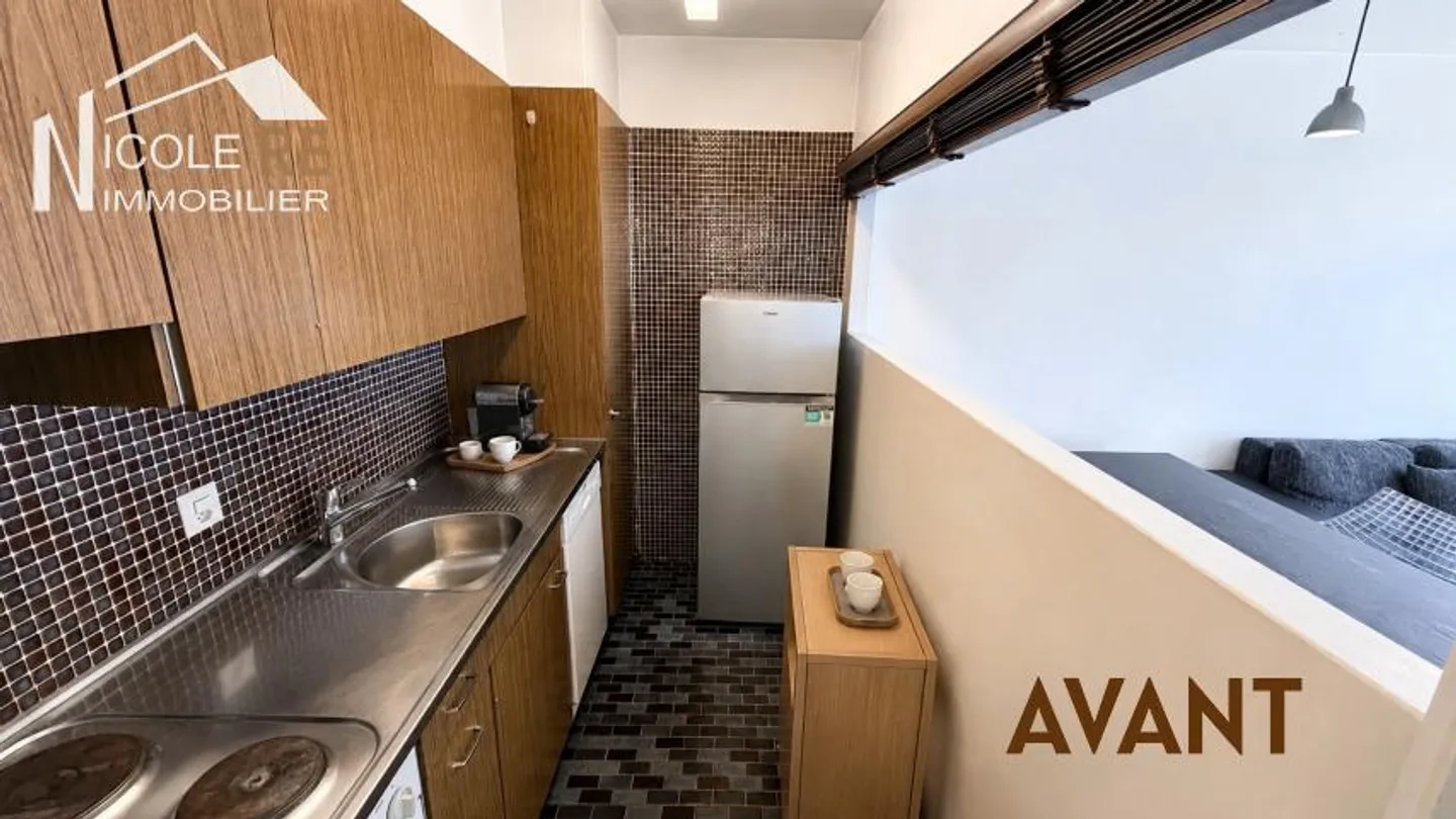 2,5-Zimmer-Wohnung im Zentrum von Crans - Terrasse & hohes Potenzial - Foto 3 von 9