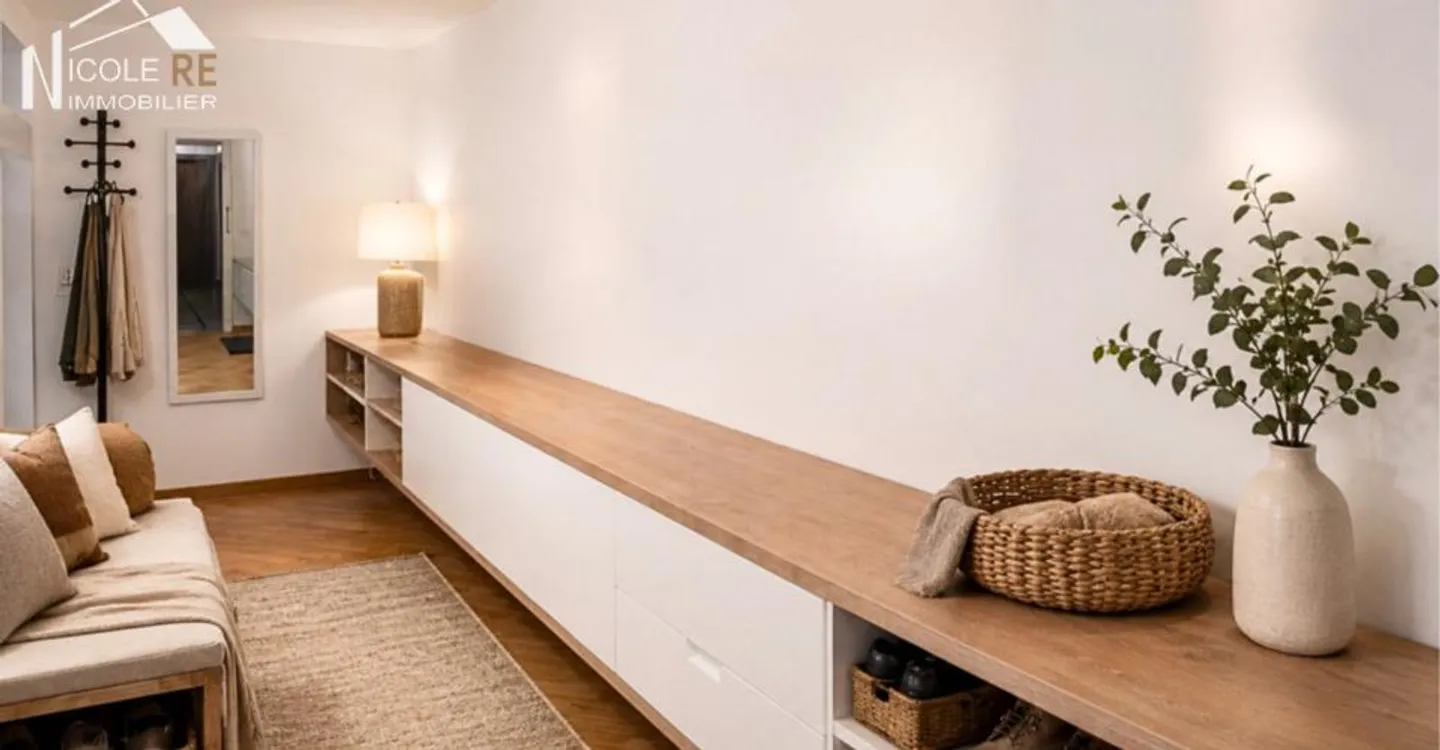 2,5-Zimmer-Wohnung im Zentrum von Crans - Terrasse & hohes Potenzial - Foto 1 von 9