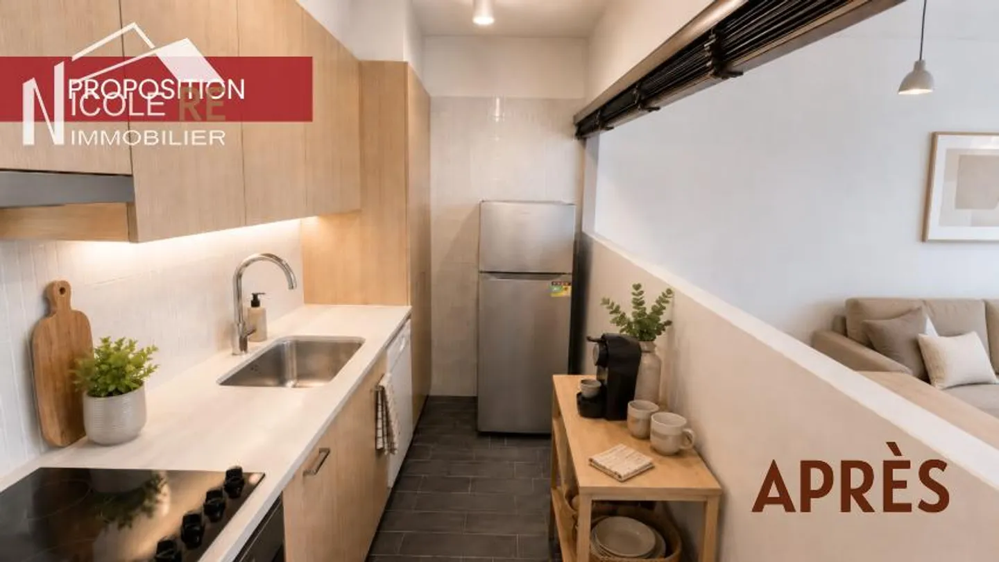 2,5-Zimmer-Wohnung im Zentrum von Crans - Terrasse & hohes Potenzial - Foto 4 von 9