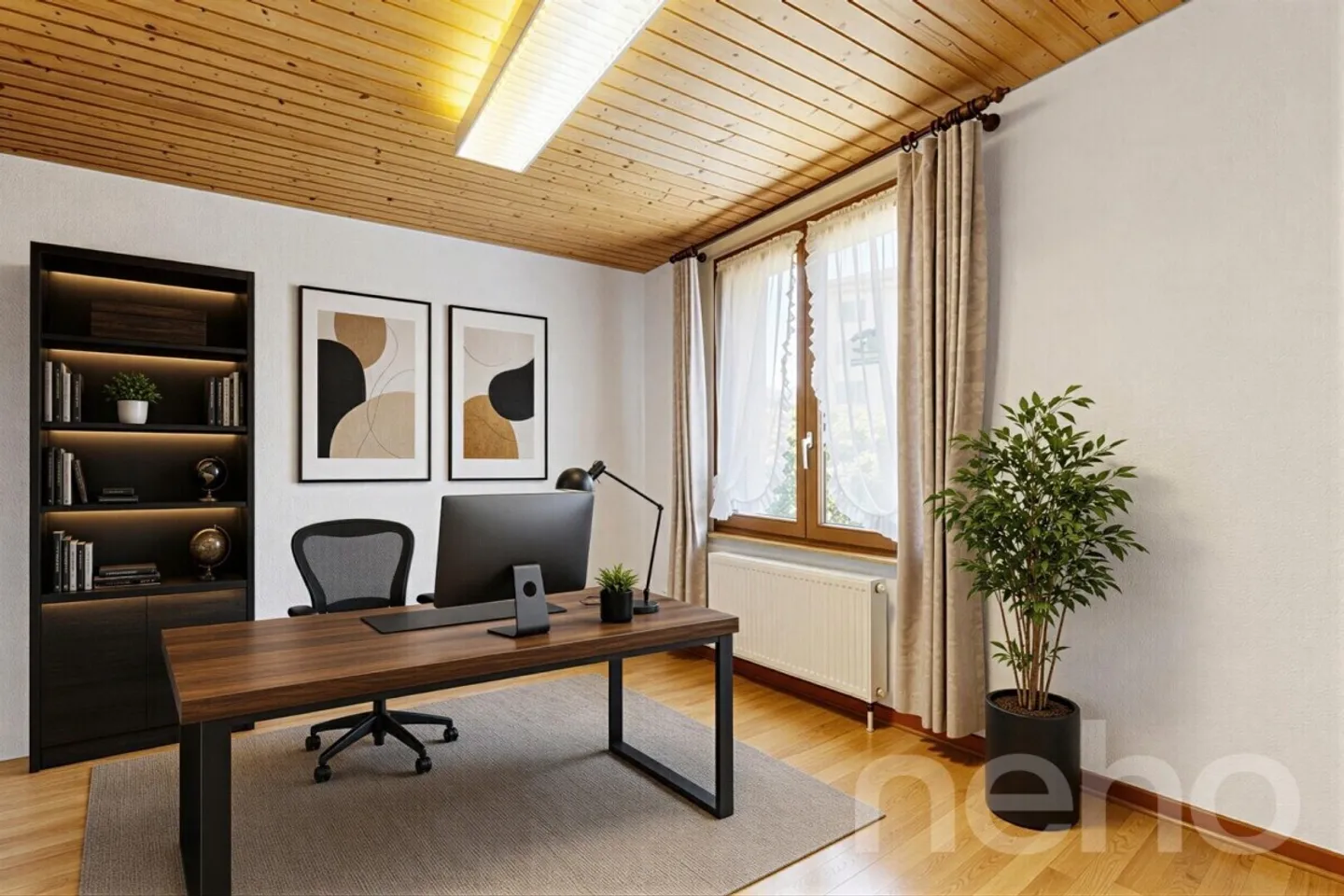 Maison spacieuse avec atelier/studio et jardin ensoleillé - Photo 7 sur 12