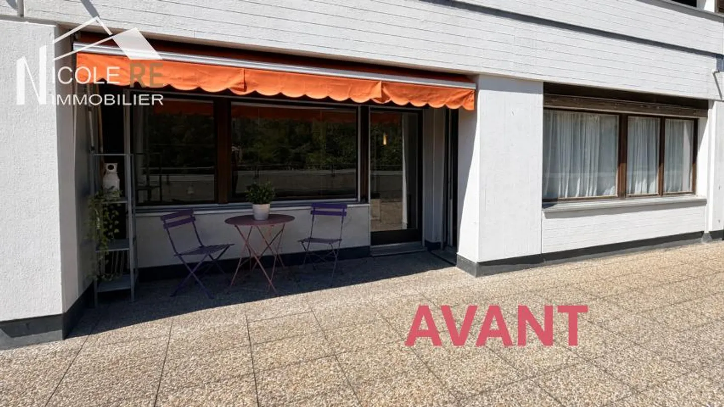 2,5-Zimmer-Wohnung im Zentrum von Crans - Terrasse & hohes Potenzial - Foto 7 von 9