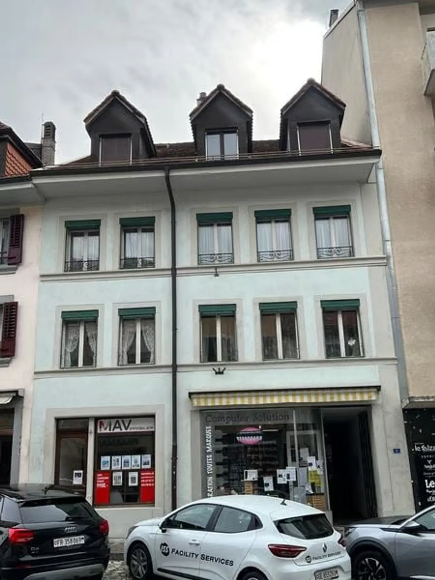 Charmantes Dachgeschossapartment in Romont - Foto 1 von 6