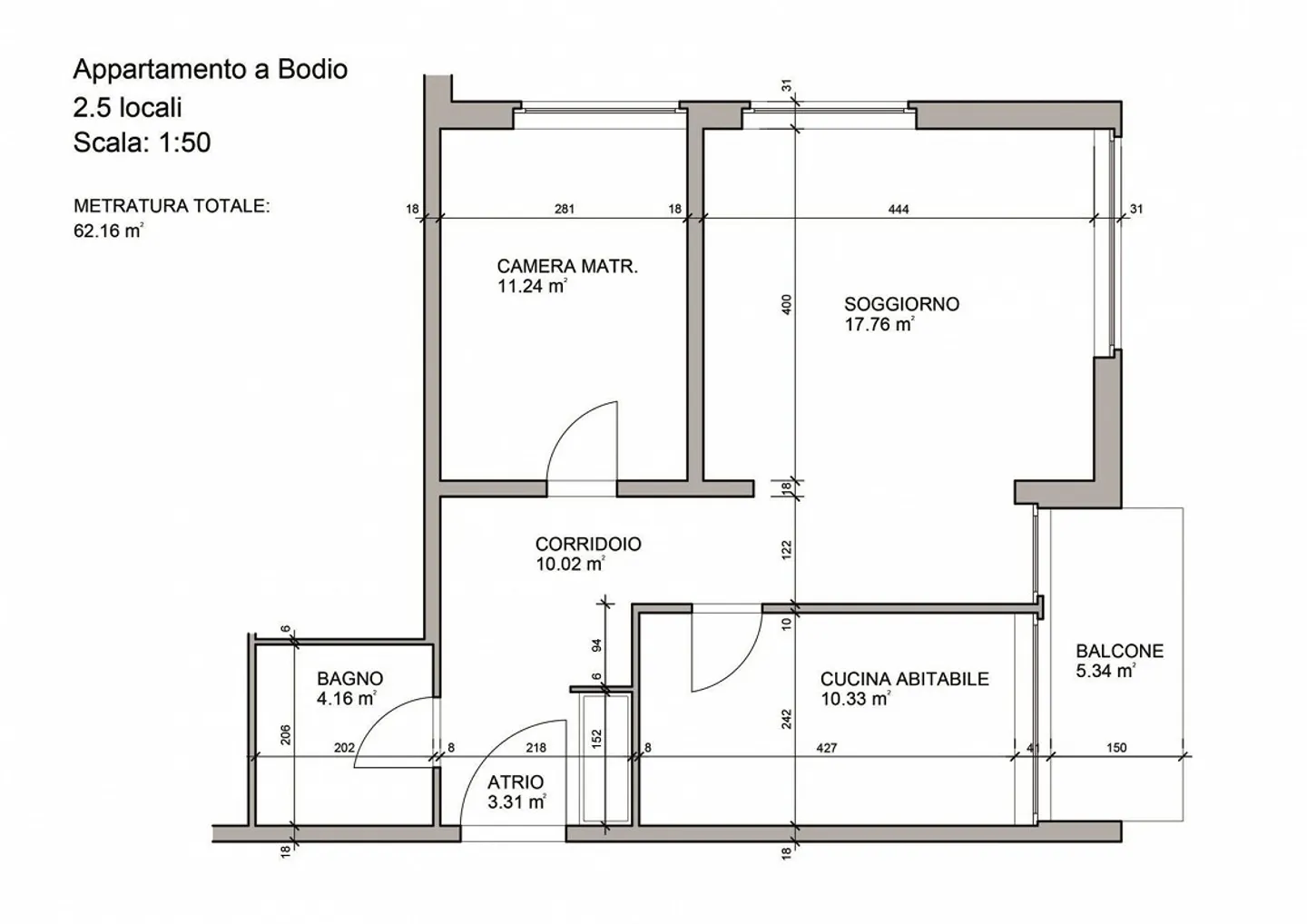 BODIO: THREE APARTMENTS + FIVE PARKING SPACES WITH 4.6% YIELD - Photo 3 of 3