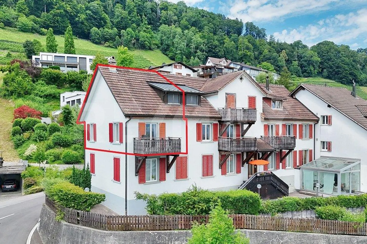 Maisonette-Wohnung mit Studio Vermietetes Renditeobjekt in Au SG - Foto 11 von 13