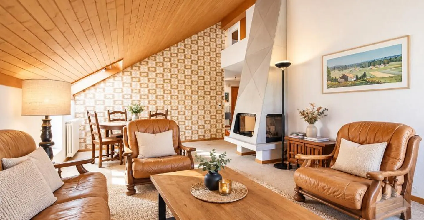 Choëx, duplex de 5.5 pces dans les combles - Photo 1 sur 12