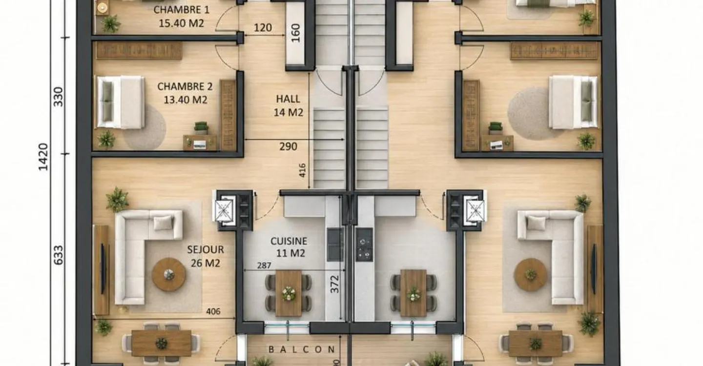Choëx, duplex de 5.5 pces dans les combles - Photo 11 sur 12