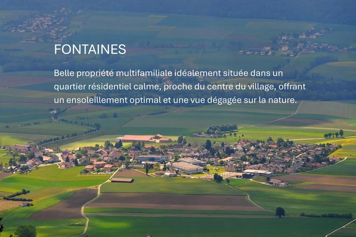 Vivre en paix : Maison multifamiliale moderne à Val-de-Ruz - Photo 1 sur 1