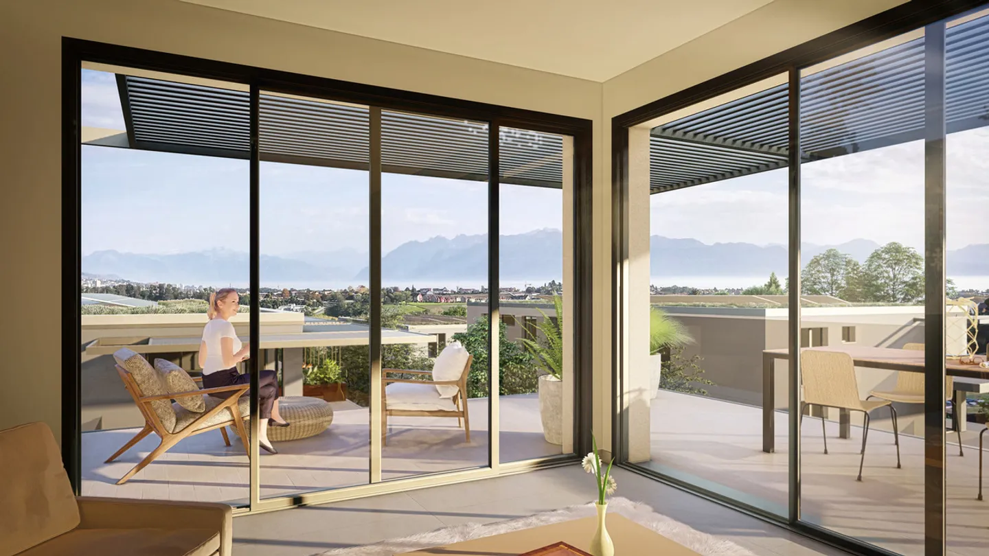 Magnifico appartamento di 4,5 stanze con ampio balcone all'ultimo piano - Foto 1 di 6