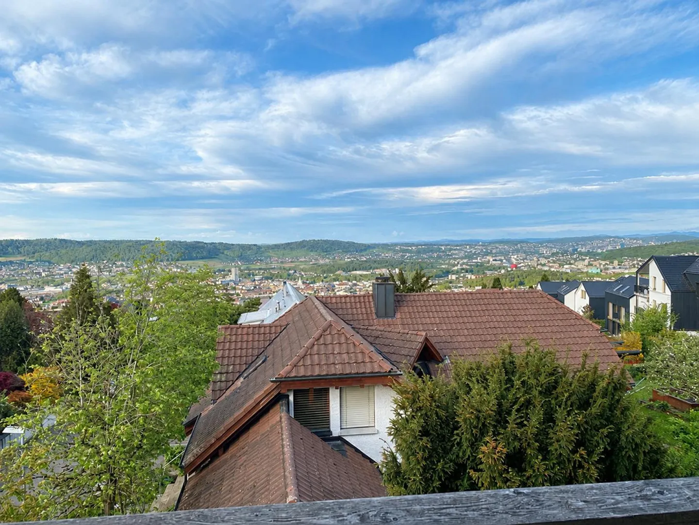 APPARTEMENT PENTHOUSE 3.5 CHAMBRES LUMINEUX AVEC BALCON, CHEMINÉE ET VUE PANORAMIQUE SUR ZURICH - Photo 6 sur 9