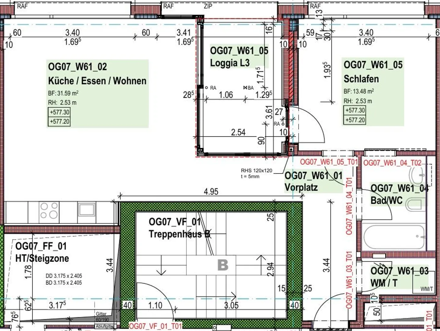 Vivere moderno in Europaplatz – 2.5 locali con loggia - Foto 9 di 9