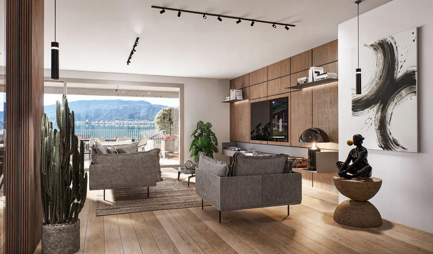 Luxuriöse Penthouse mit Seeblick - Foto 2 von 11