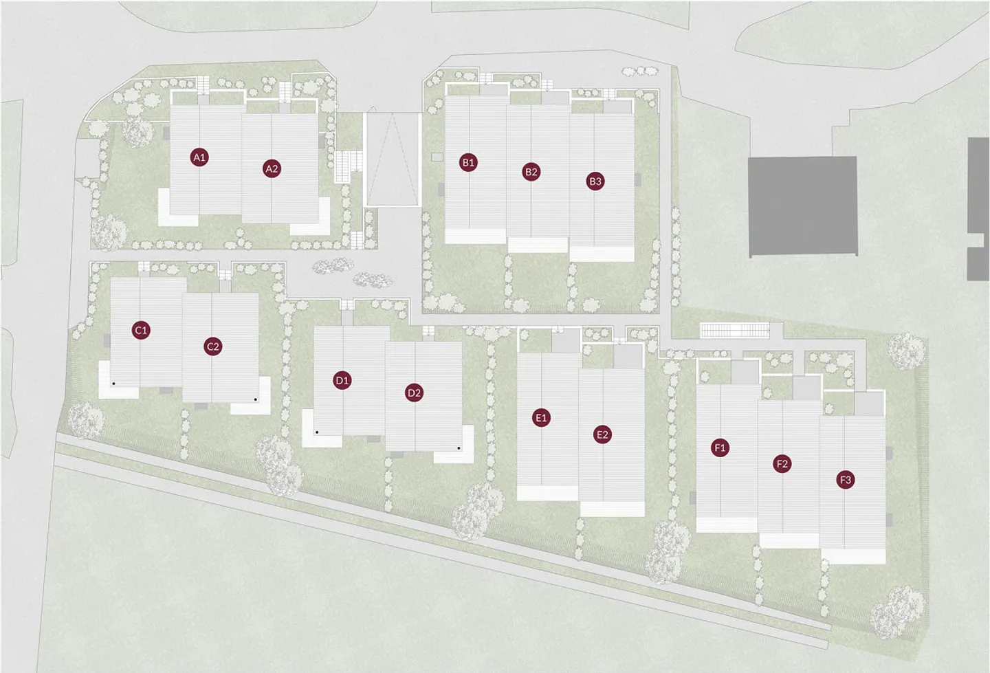 14 moderne case unifamiliari a schiera e bifamiliari | Disponibili in primavera 2028 - Foto 7 di 7