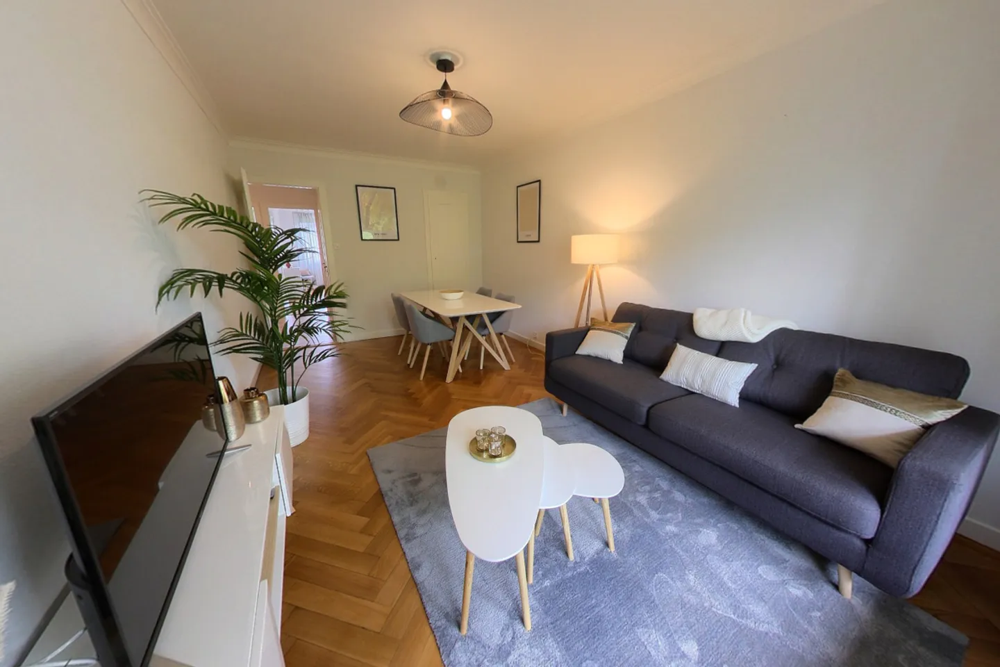 Appartement spacieux de 2 pièces avec balcon et vue sur la rivière à Genève - Photo 1 sur 15