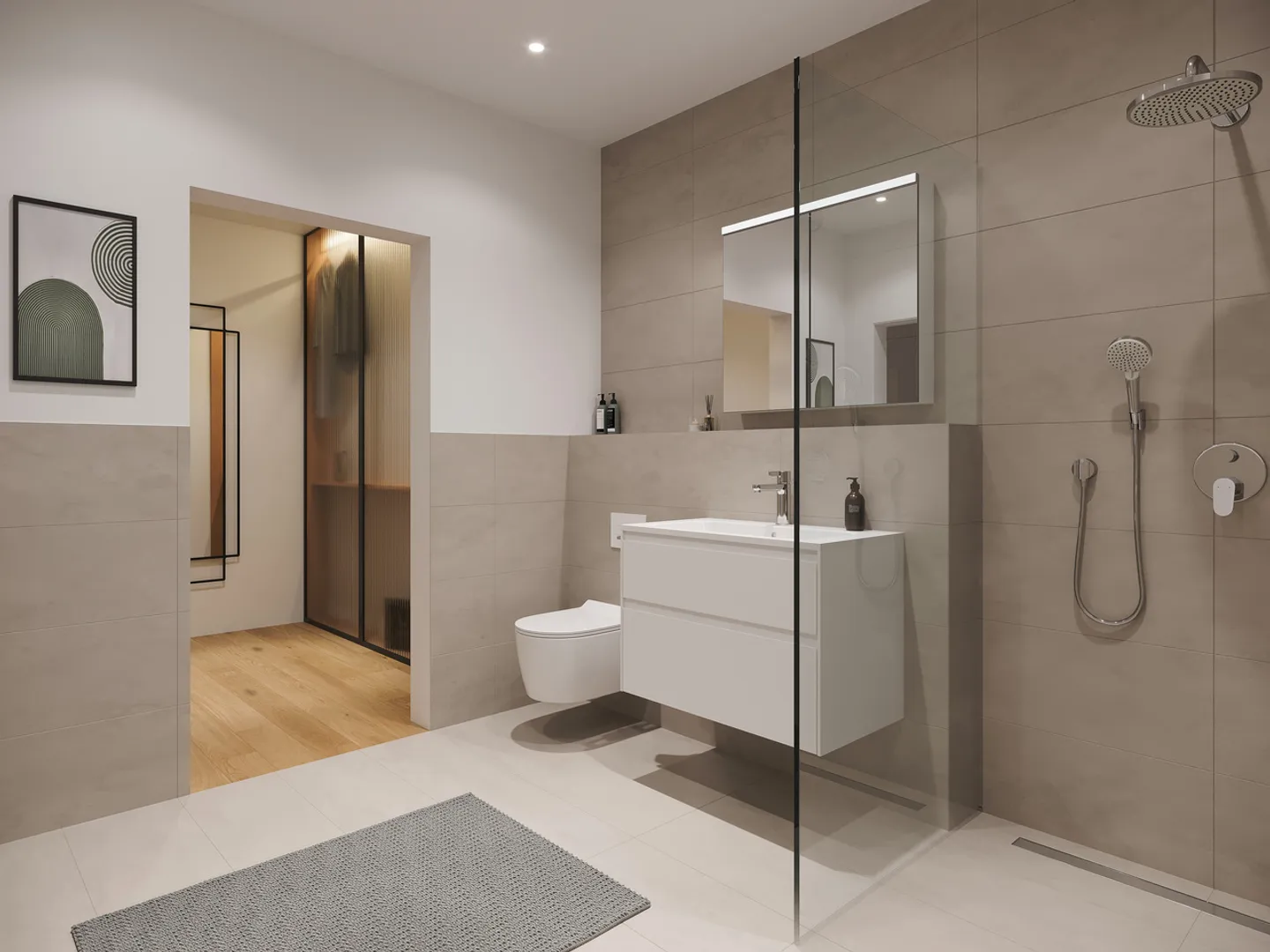 Modernes Gartenapartment in Wohlen - Foto 4 von 12