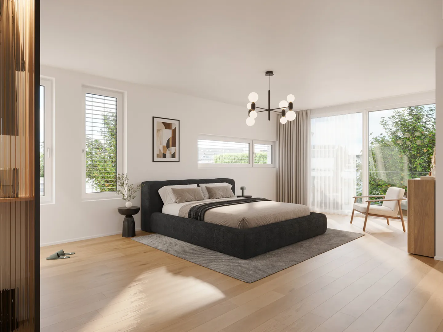 Modernes Gartenapartment in Wohlen - Foto 8 von 12