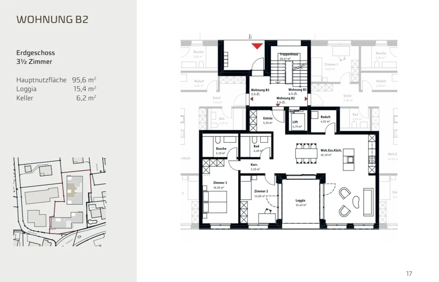 High-quality 3.5-room new apartment in a privileged location Muri AG - Photo 4 of 5