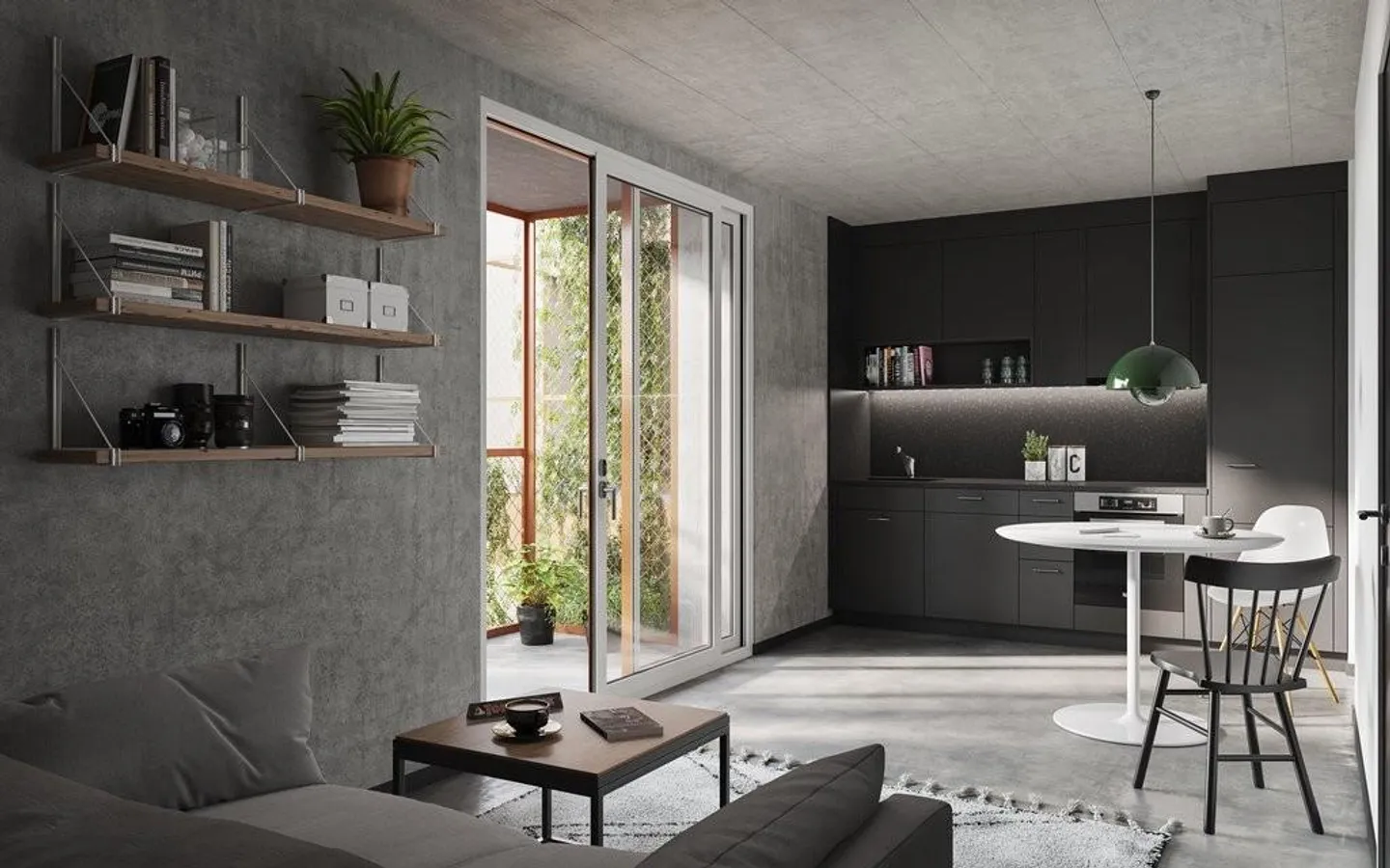 2.5-room apartments of recent construction in the center of Bellinzona - Photo 1 of 2