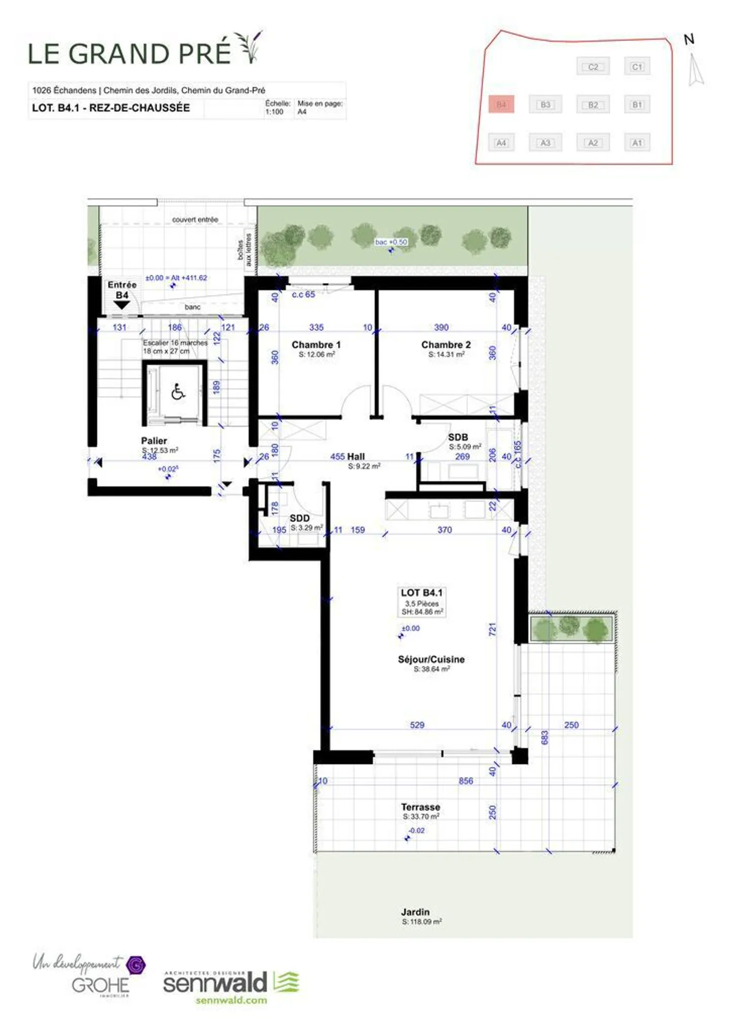 Beautiful 3.5-room apartment with balcony - Photo 2 of 6
