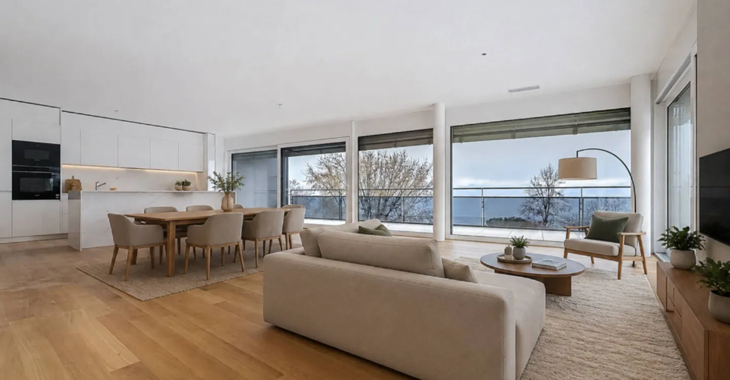 Nuova promozione: appartamento di 5,5 locali con balcone coperto e terrazza - Foto 2 di 12