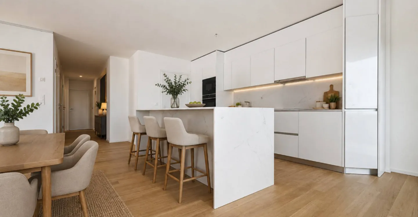 Nuova promozione: appartamento di 5,5 locali con balcone coperto e terrazza - Foto 3 di 12