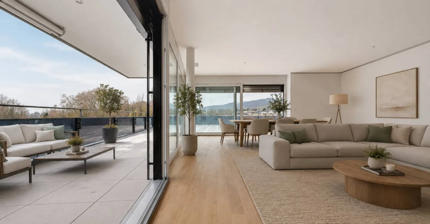 Nuova promozione: appartamento di 5,5 locali con balcone coperto e terrazza - Foto 4 di 12