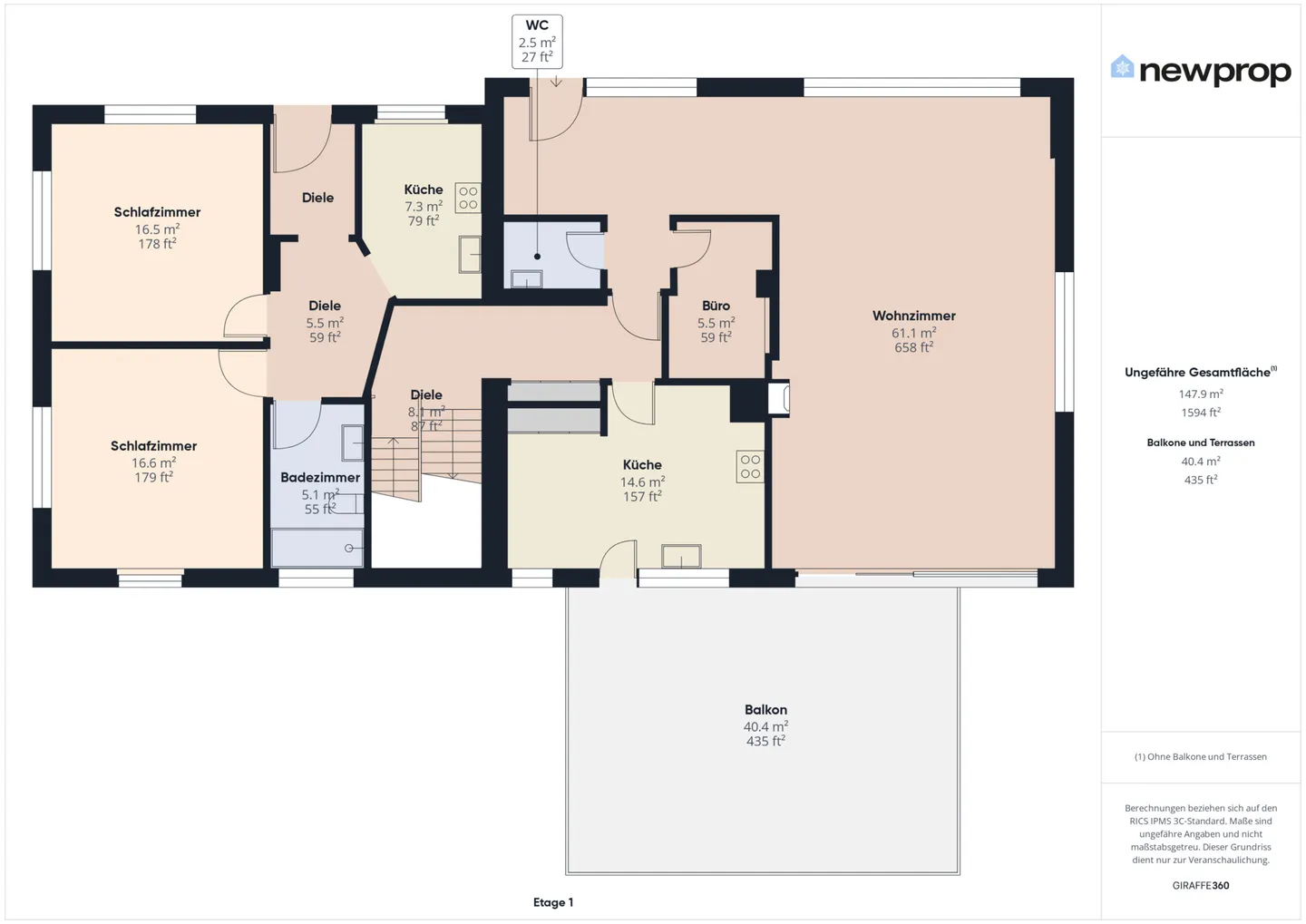 6.5-Zimmer-Einfamilienhaus mit Einliegerwohnung und Studio - Foto 22 di 26