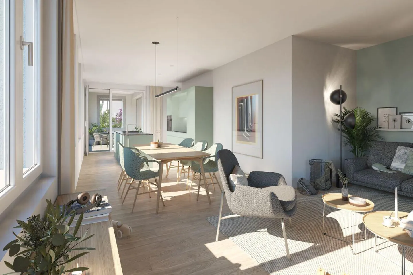 Appartement moderne 3.5 pièces - Photo 4 sur 7