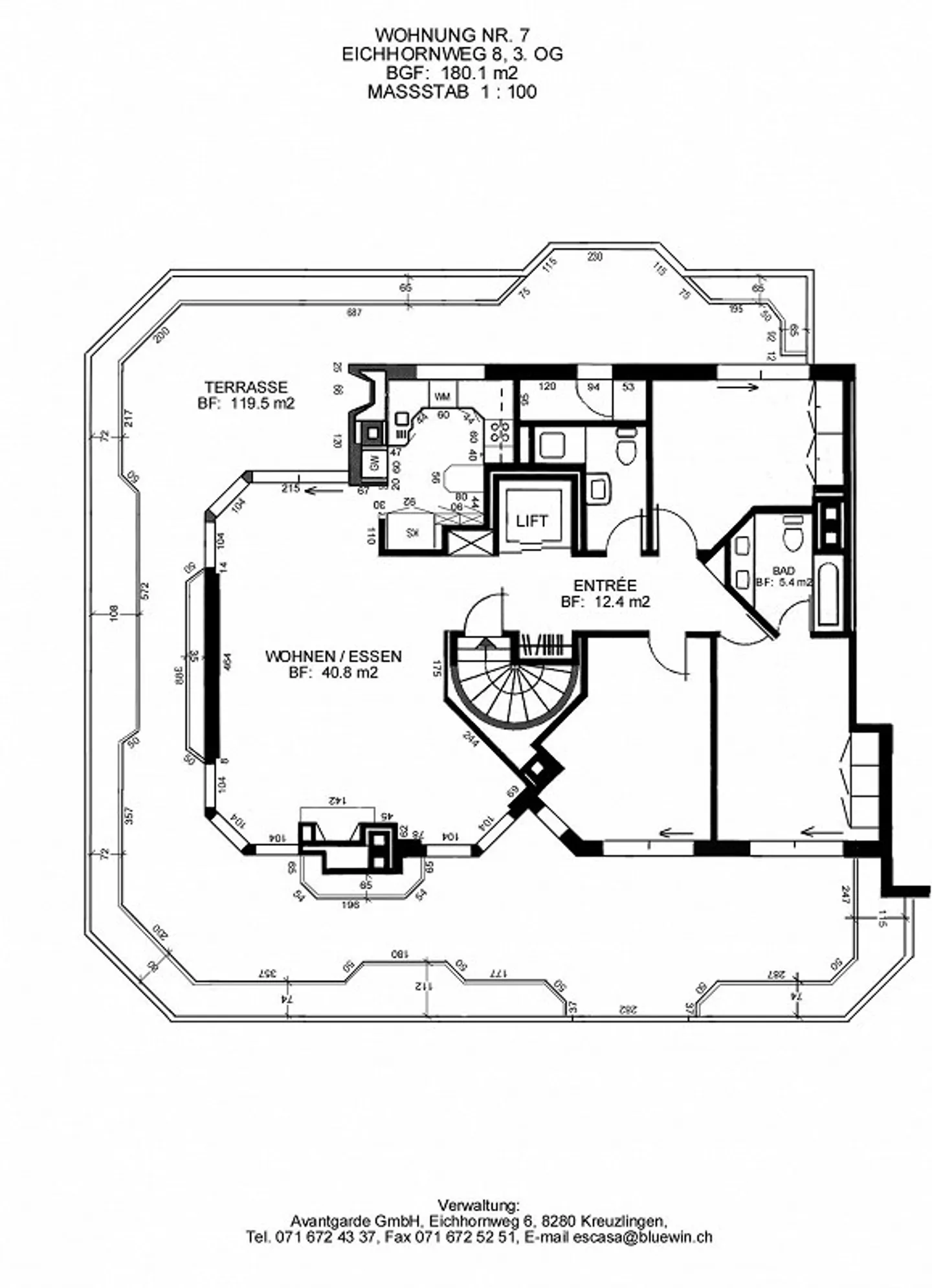 Appartamento attico di 4,5 stanze con vista sul lago - Foto 7 di 7