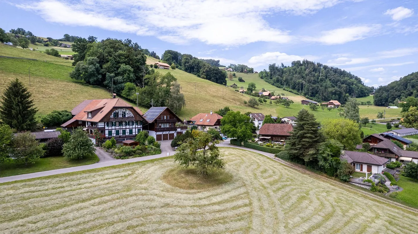 Terreno edificabile di 1'336 m2 con vista a Burgistein in vendita - Foto 5 di 13