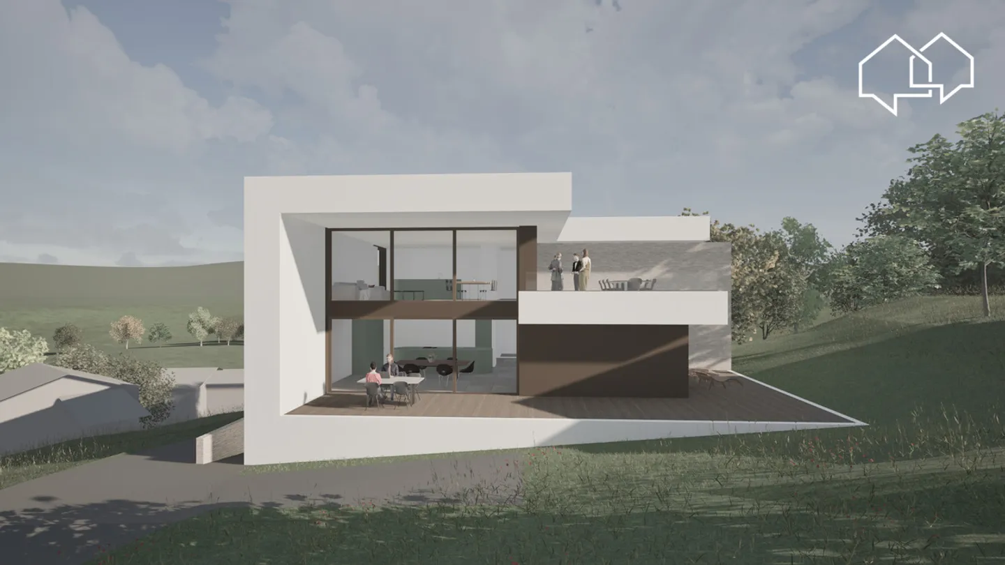 Chalet de 4.5pces - terrain de 776m² pour nouveau projet - Photo 6 sur 8