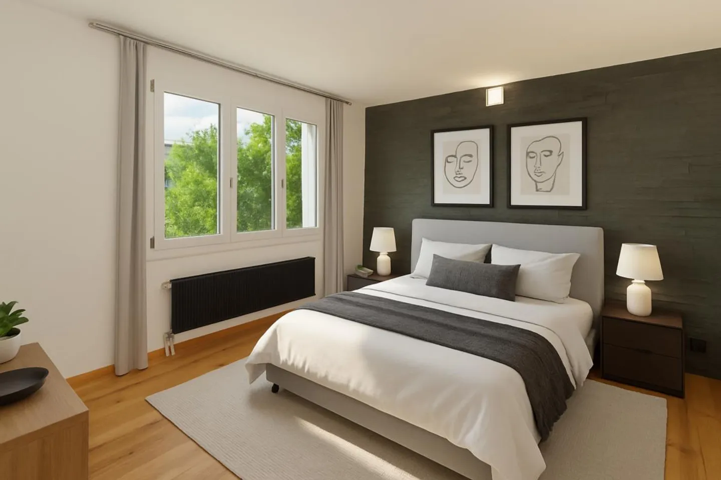 Appartement en duplex de 5,5 pièces avec balcon ensoleillé et aménagement moderne - Photo 4 sur 10