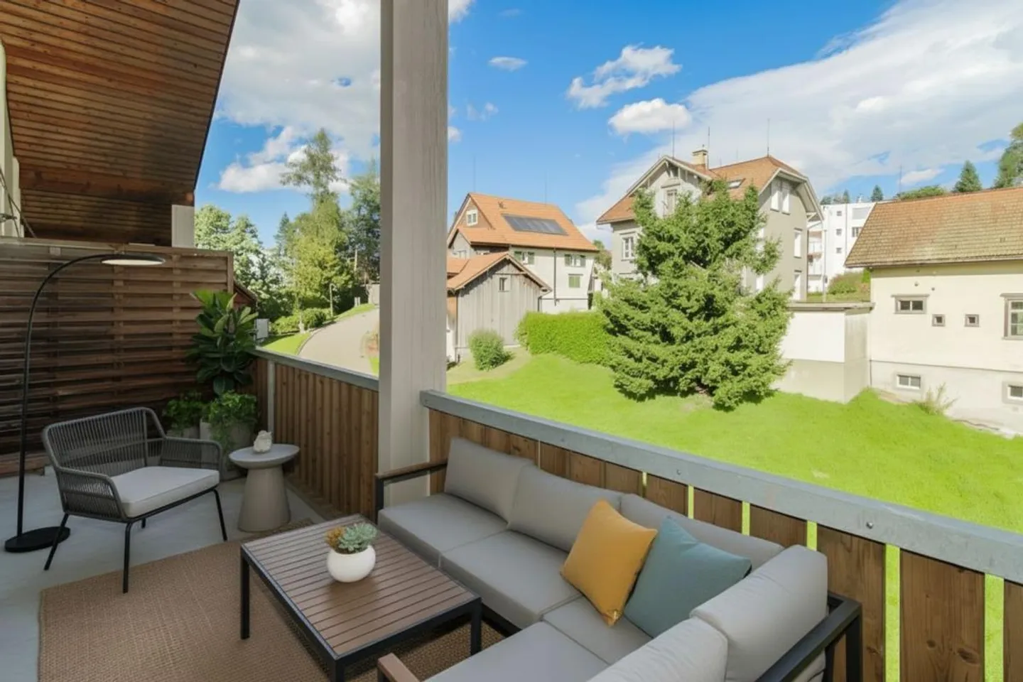 Appartement en duplex de 5,5 pièces avec balcon ensoleillé et aménagement moderne - Photo 10 sur 10
