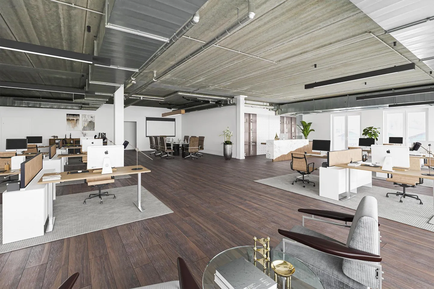 Gewerbefläche im Rohbau im Fussballstadion Schaffhausen - Foto 1 von 13