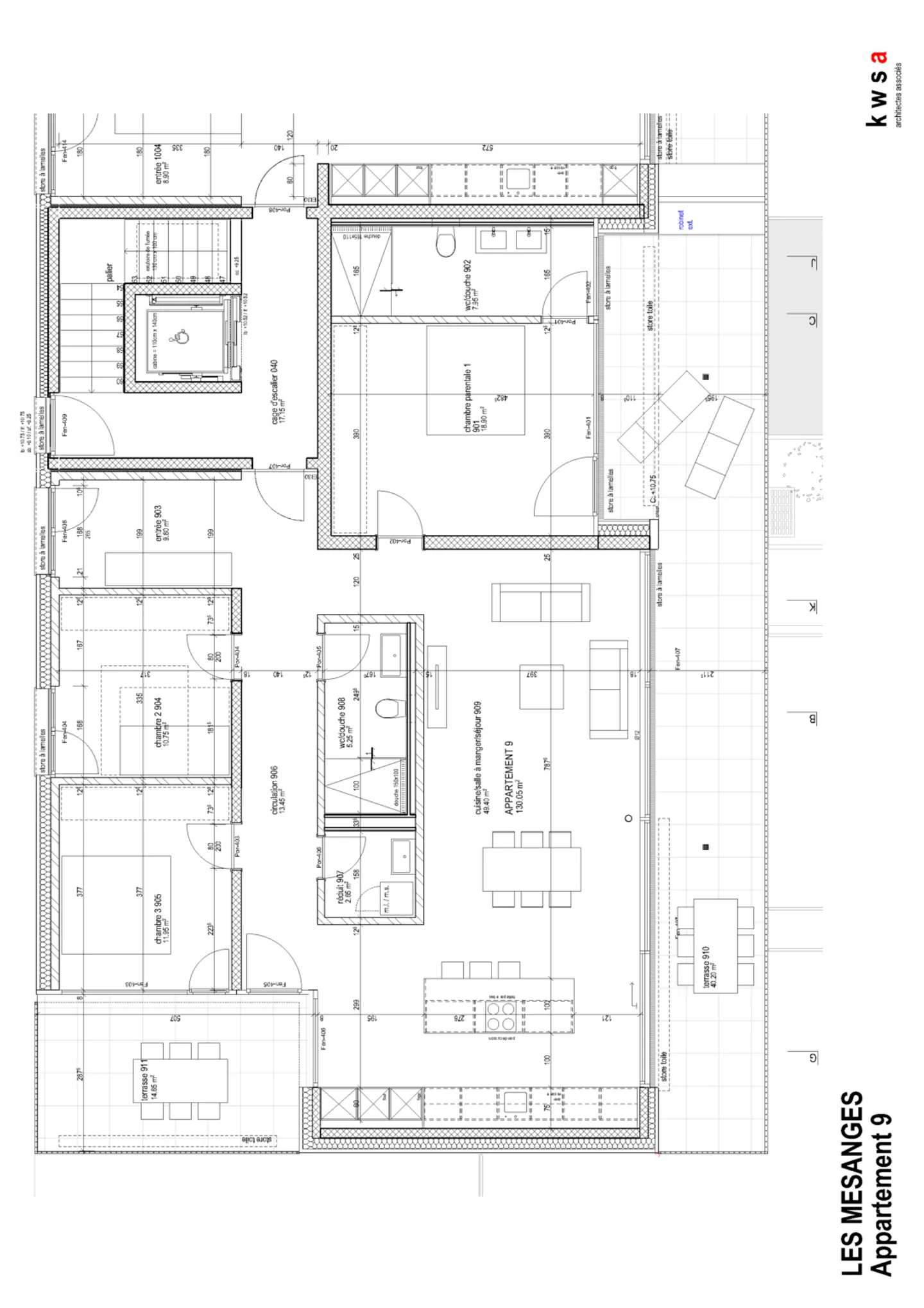 New penthouse with 4.5 rooms and two terraces - Photo 5 of 11