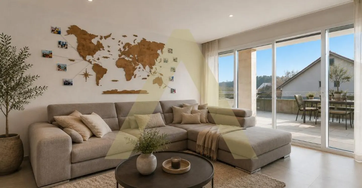 Modernes, familienfreundliches Apartment mit Balkon und Garten - Foto 1 von 11