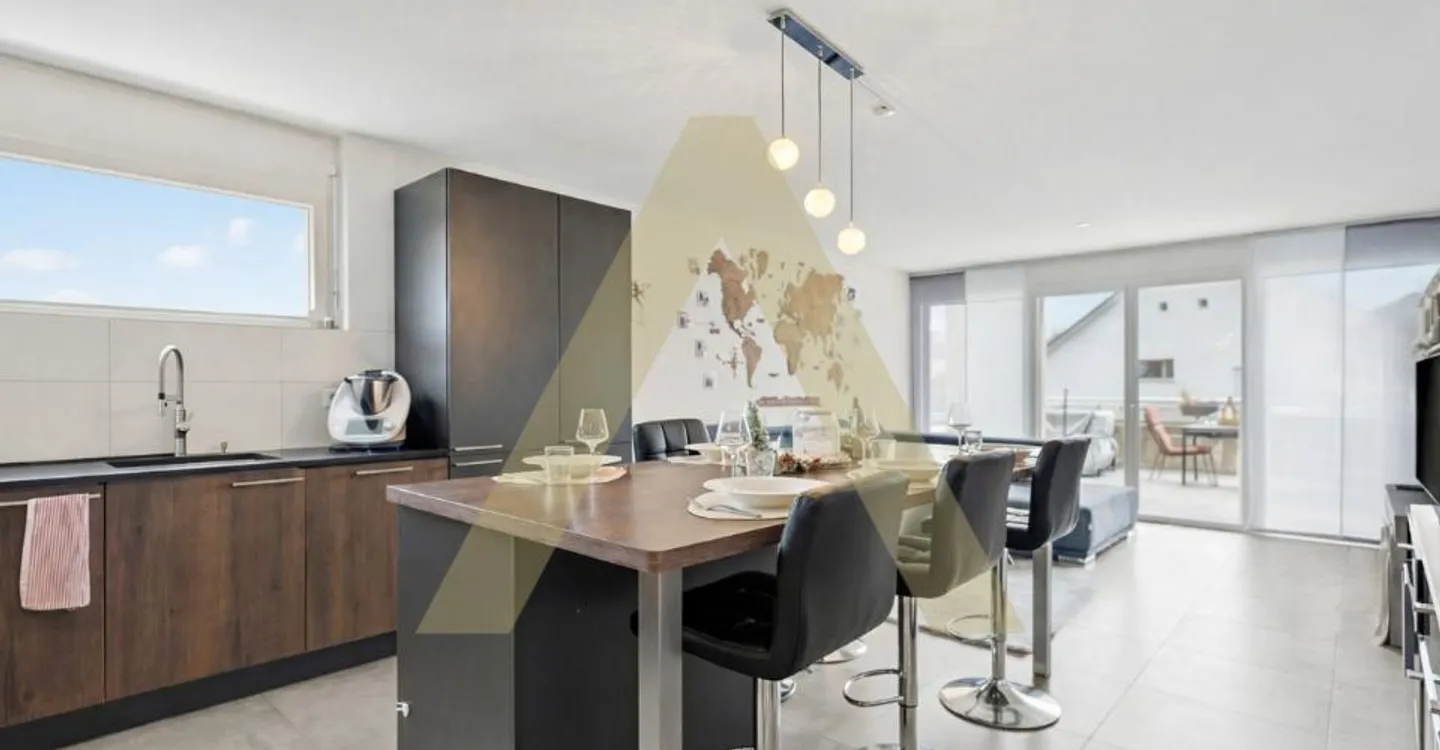 Modernes, familienfreundliches Apartment mit Balkon und Garten - Foto 5 von 11