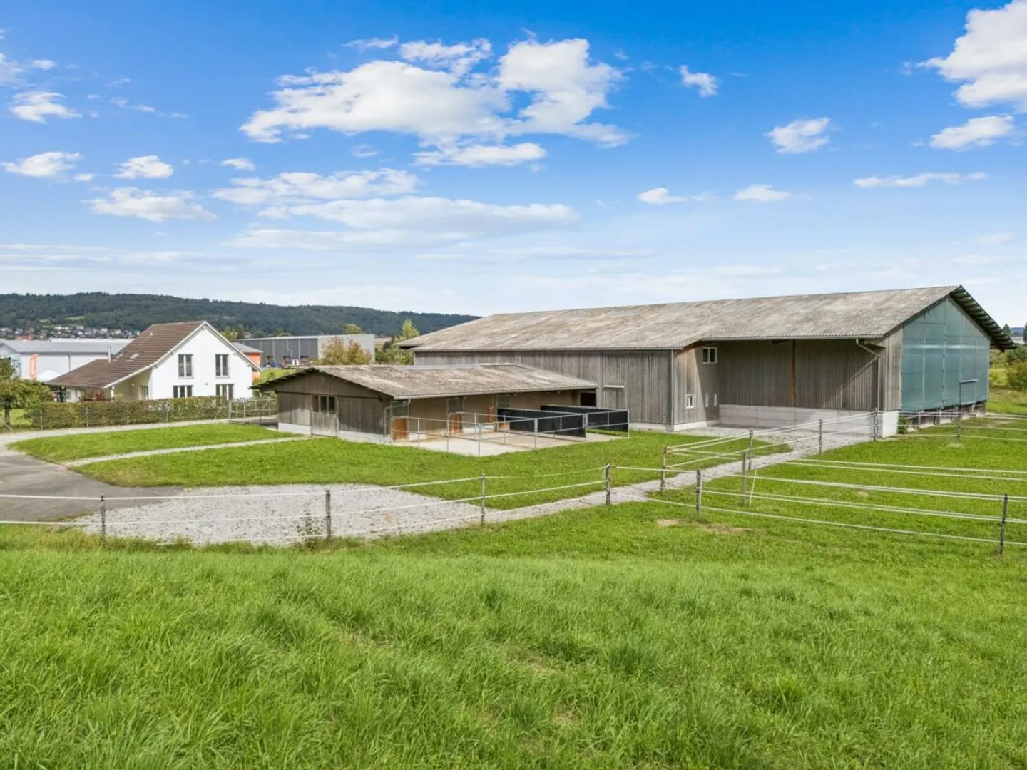 KOMPAKTE REITSPORTIMMOBILIE MIT WOHNHAUS, PFERDESTALL UND REITHALLE IN BASADINGEN TG - Foto 6 von 10