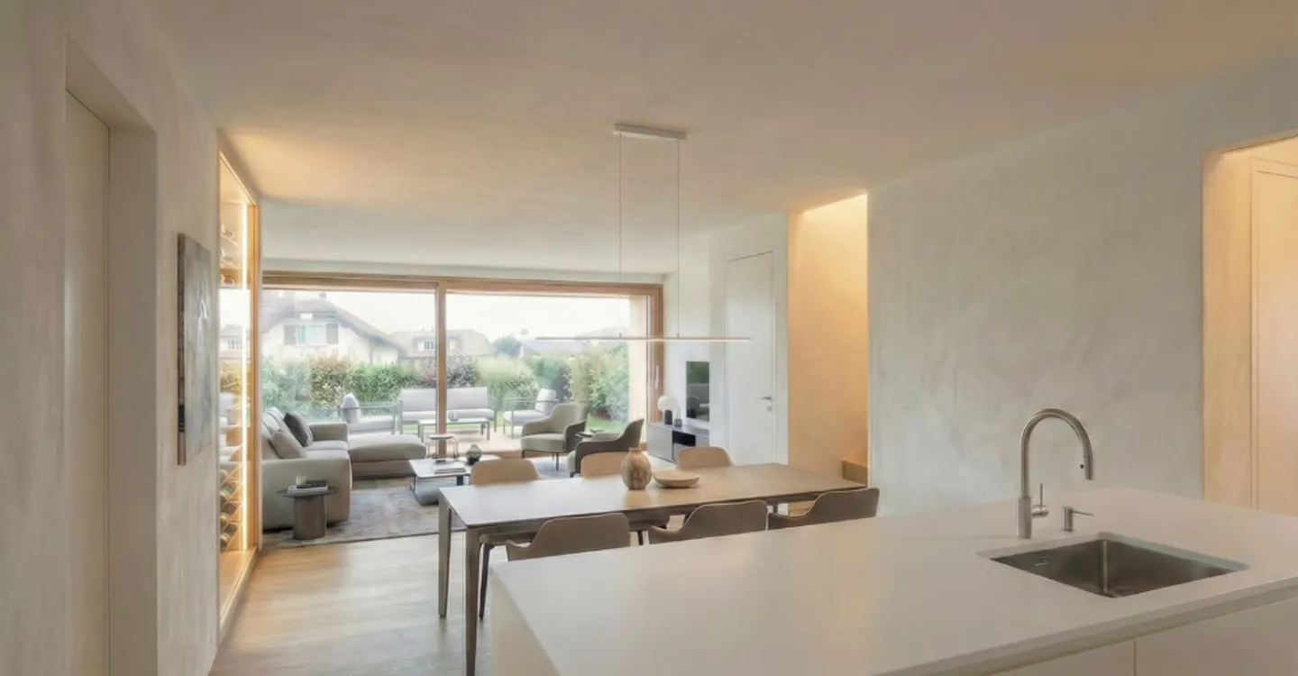 2.5 pièces neuf en attique dans un cadre paisible - Lot 08 - Foto 3 di 4