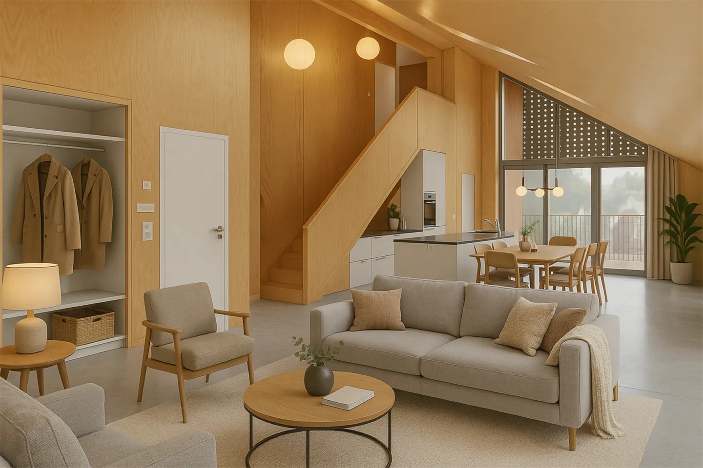 Corgémont, exceptional duplex of 2.5 rooms in new attic - Photo 1 of 7