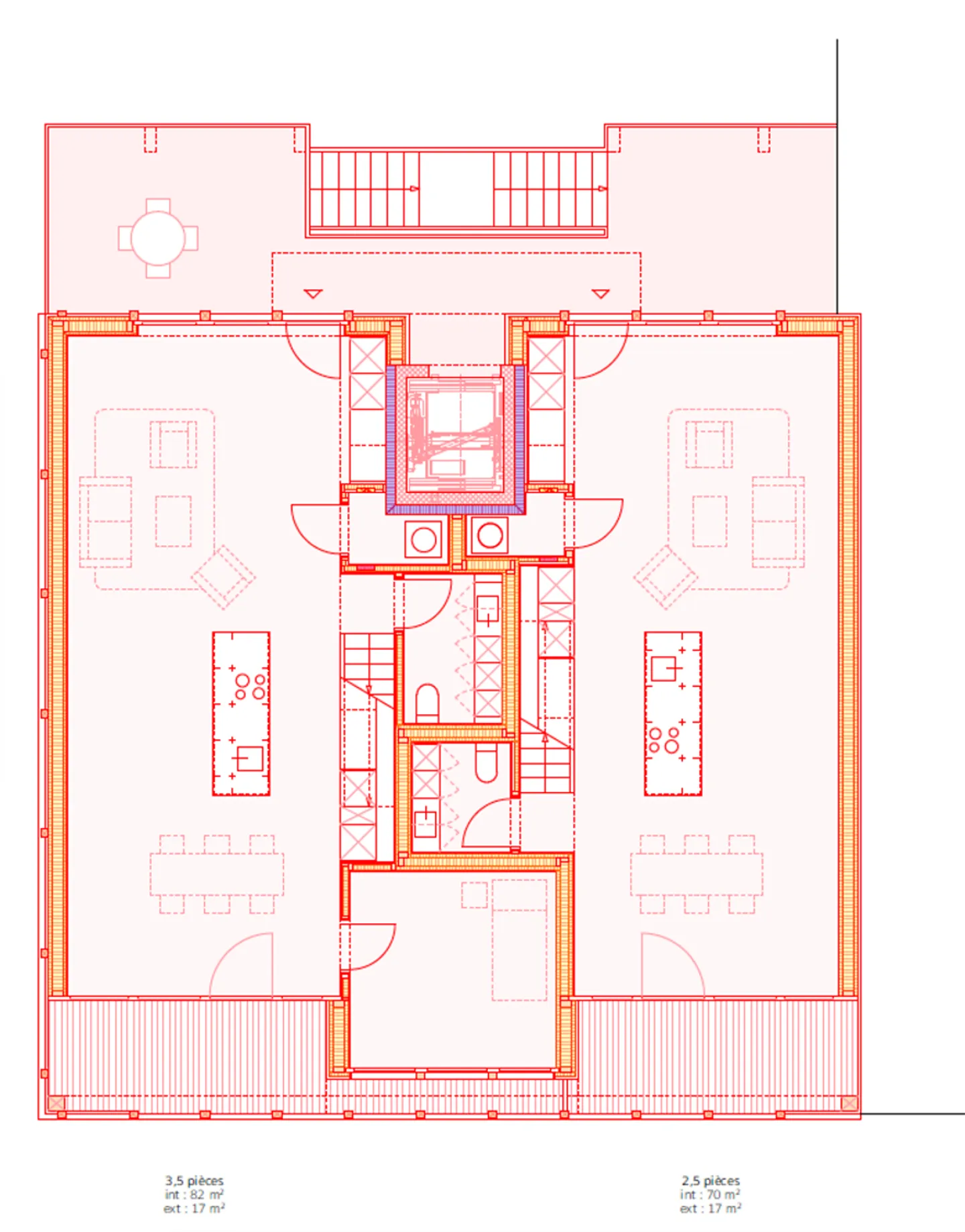 Corgémont, exceptional duplex of 2.5 rooms in new attic - Photo 7 of 7